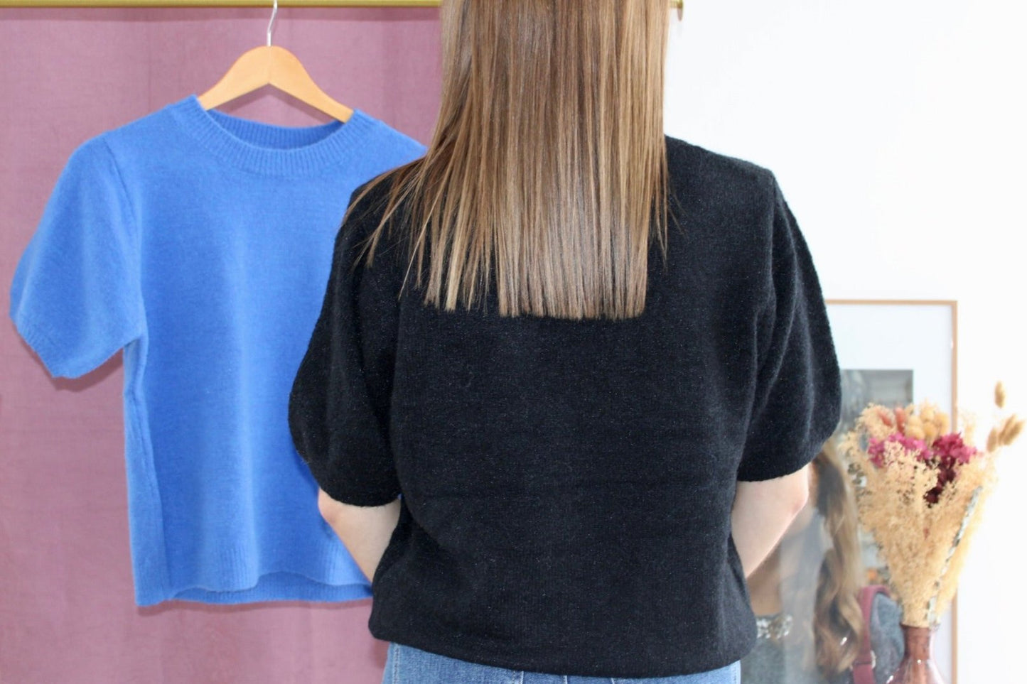 Pull AURORE noir ou bleu