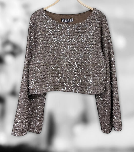 Top SHINE taupe